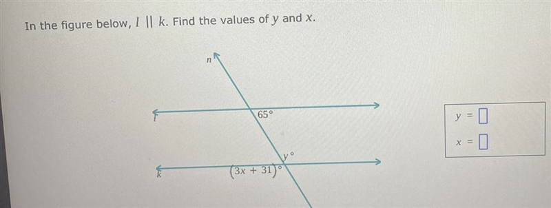 Given the figure below, find the values of x and z.-example-1