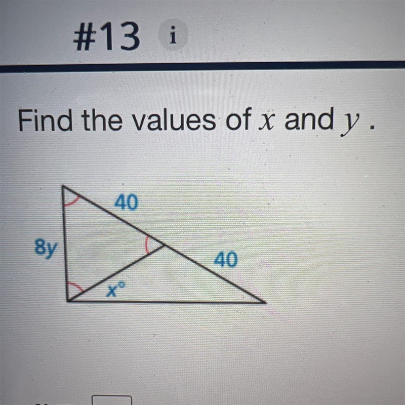 Find the values of x and y.-example-1