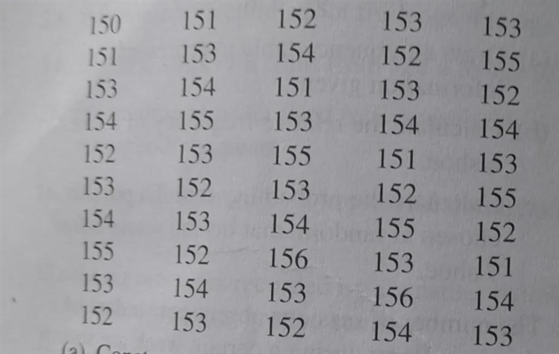 a). How can I Construct a tally table to represent the data ? b).How can I calculate-example-1