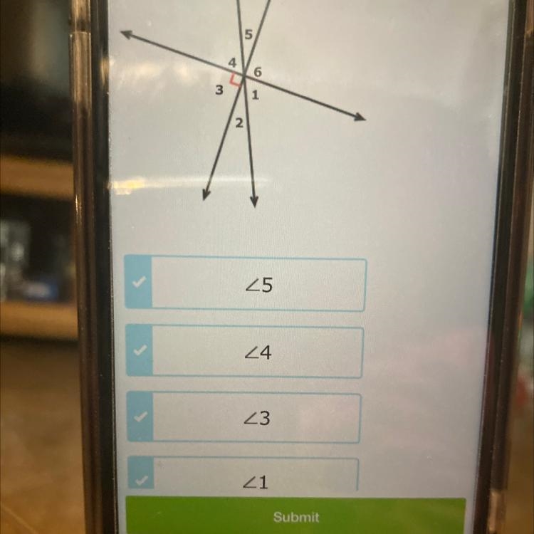 Which angles are supplementary to <6?Select all that apply.-example-1