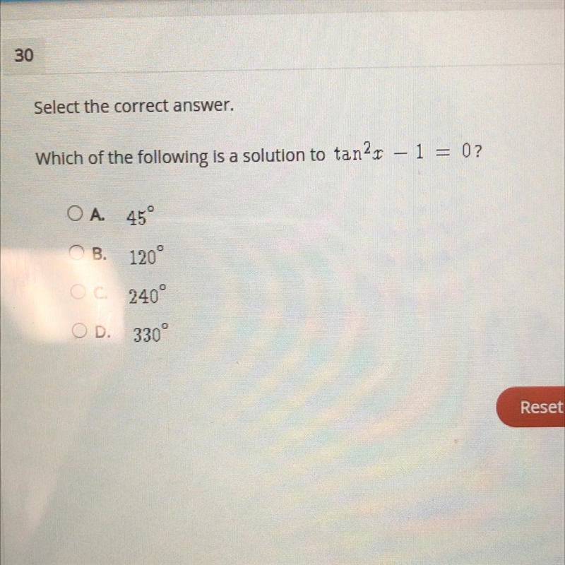 Select the correct answer.Which of the following is a solution to-example-1