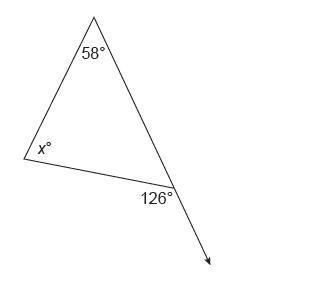 What is the value of x? 68 32 54 36-example-1