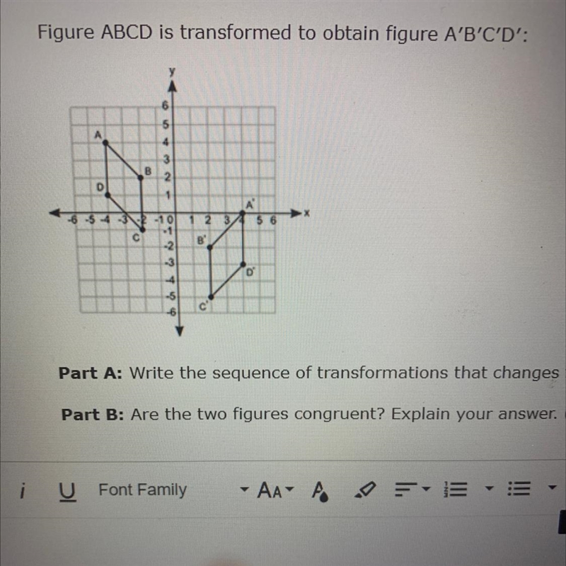 Pls help write the sequence of transformation that changes figure ABCD to figure A-example-1