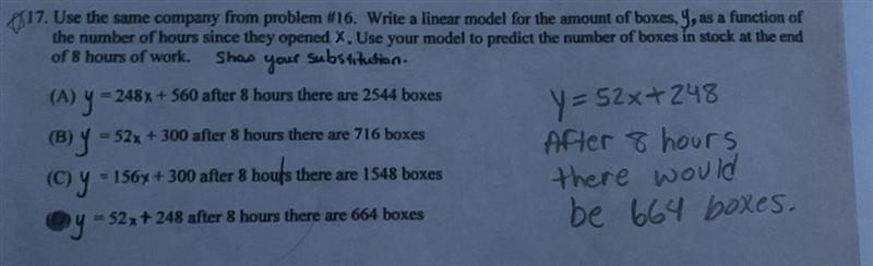 I need help on substituting and showing work :( and also don’t know if I got the right-example-1