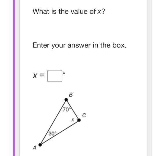 What is the value of x? Enter your answer in the box.-example-1