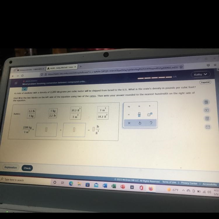 Need to find pounds per cubic feer rounded to the nearest hundredth-example-1