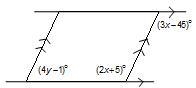 Use the marked parallel lines to find the value of Y in the diagram below. A) 19 B-example-1