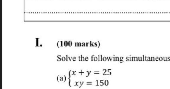 Solve the following simultaneous equation using elimination or substitution method-example-1