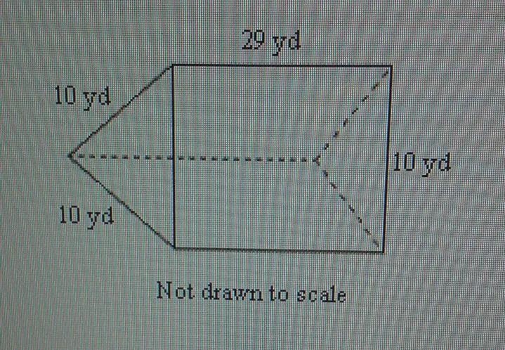 Find the volume of the given prism. Round to the nearest tenth if necessary.A.2,511.5 yd-example-1