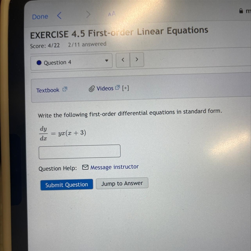 How do I solve for this? dy/dx =yx(x + 3)-example-1