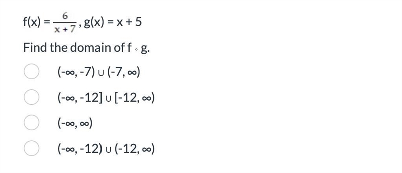 How do i findFind the domain of f ∘ g in the equation-example-1