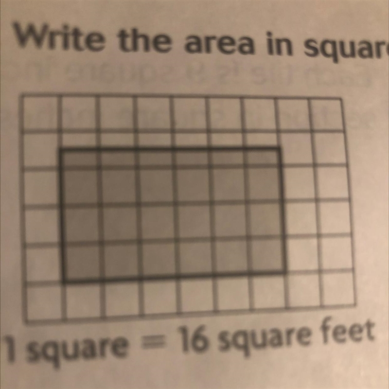 Find the area of the shaded shape. Write the area in square unit-example-1