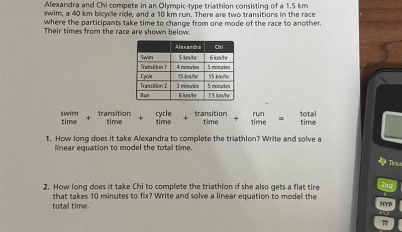 Not Homework review for test help how do I write it into a linear equation?-example-1