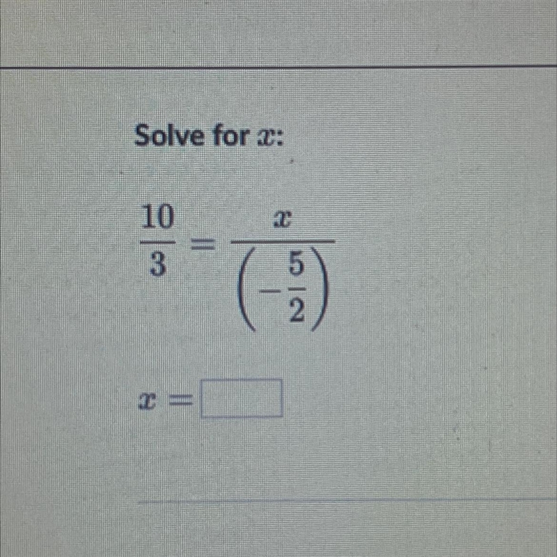 Solve for x: Please help! khan helps my grade and it will go up:) thnx!-example-1