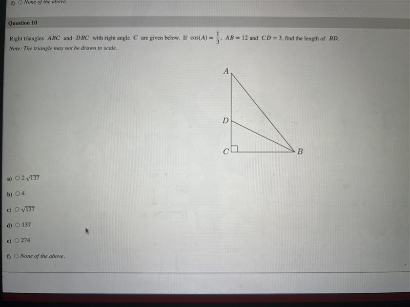 Right triangles ABC and DBC-example-1