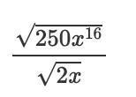 Show all the steps Divide and simplify if possible.see image-example-1