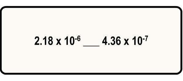 Select <, >, or = to make the expression true.-example-1