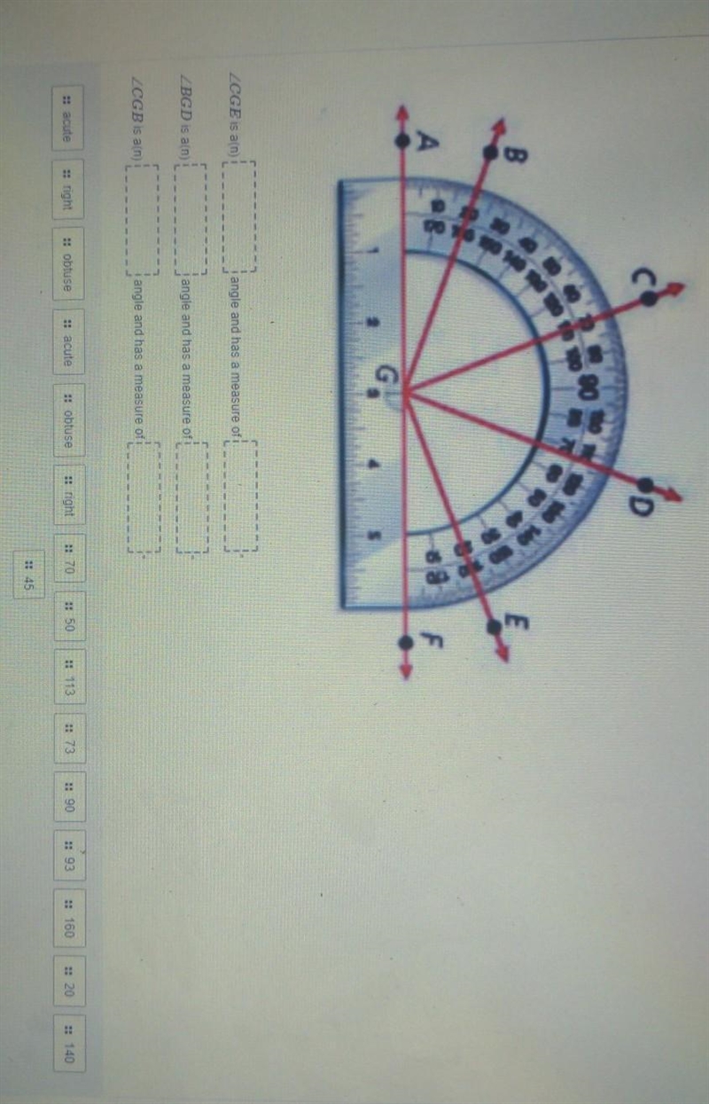 how do I find weather questions 1- 3 is obtuse right or acute and how do I find the-example-1