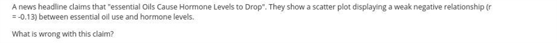 A news headline claims that "essential Oils Cause Hormone Levels to Drop&quot-example-1