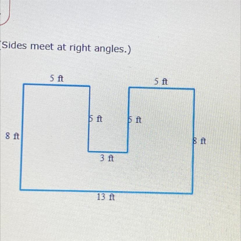 Find the area of the figure-example-1