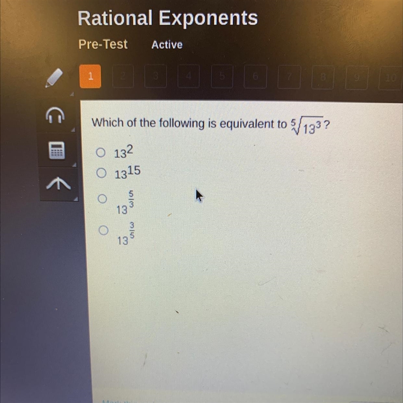 Which of the following is equivalent to 5/13³?-example-1