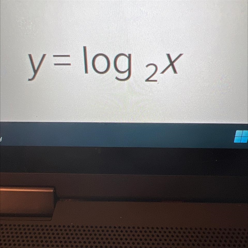 Use the domain{1/2,1,2,4,8} To plot the points on the graph for the given equation-example-1