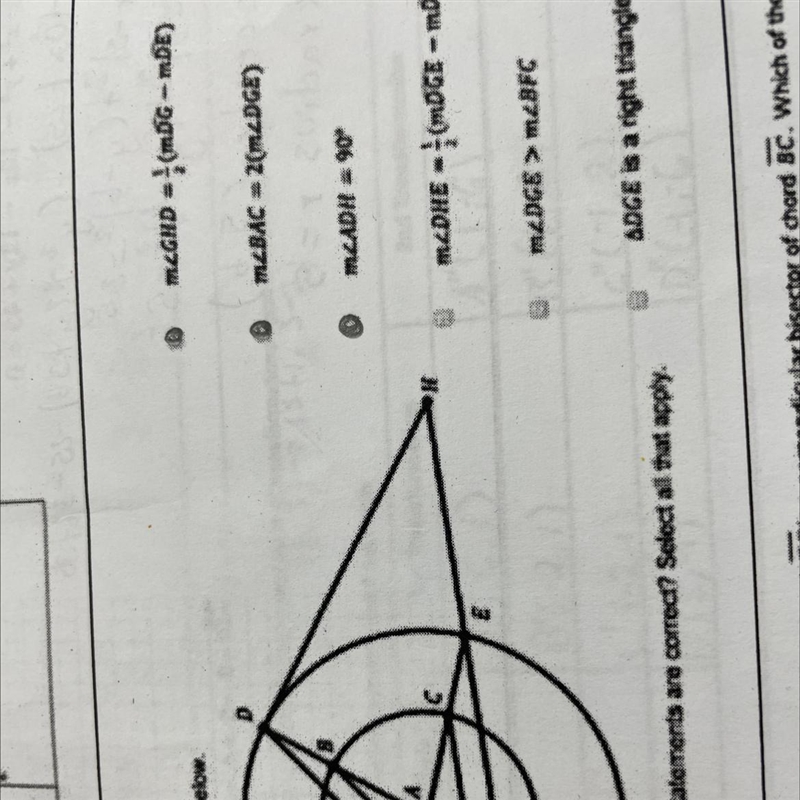 Which of the following statements are correct?-example-1