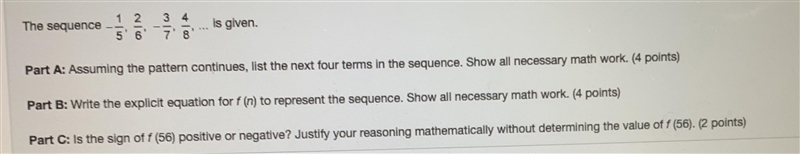 Hello! Need some help on parts a,b, &c. The question and rubric is linked below-example-1