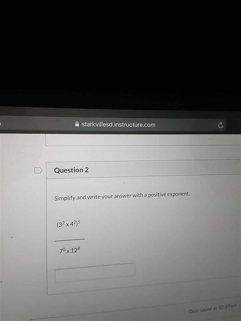 Simplify and write your answer with a positive exponent-example-1