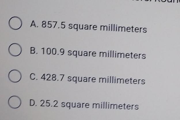 Question 6: Find the area of a sector with a central angle of 170 degrees and a radius-example-1