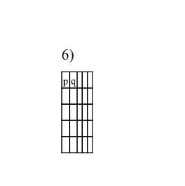 6) Construct a Truth Table for the statement: (8 points)q à(p à ~q)-example-1