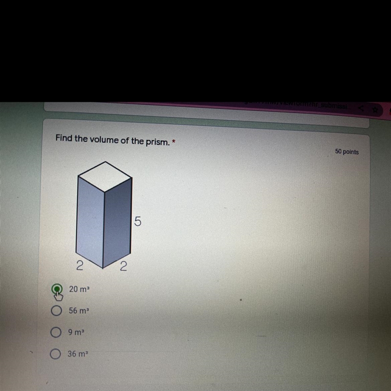 Find the volume of the prism-example-1