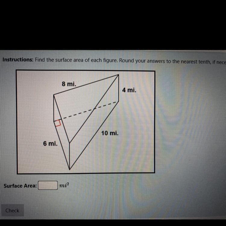 Find the surface area of each figure. Round your answers to the nearest tenth-example-1