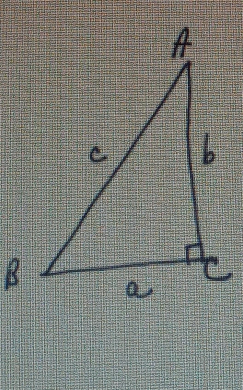 If c= 12.6 and a= 9.2 find B Solve the problem, round to the nearest tenth if necessary-example-1