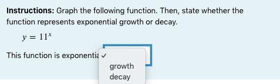 Instructions: Graph the following function. Then, state whether the function represents-example-1