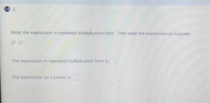 Write the expression in repeated multiplication form. Then write the expression as-example-1