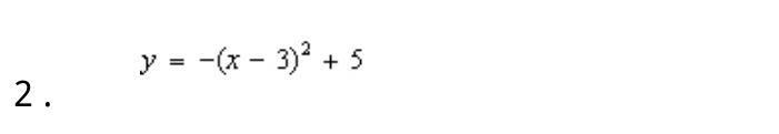 Hello, may I have help with finding the maximum or minimum of this quadratic equation-example-1