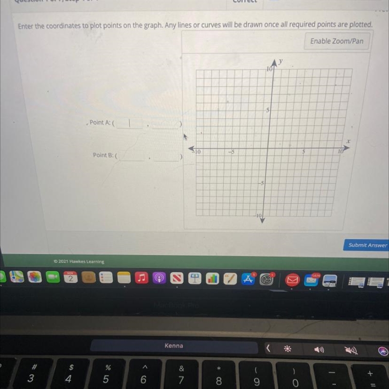 Consider the following quadratic function. Y=x^2+2x+7 Graph this quadratic function-example-1