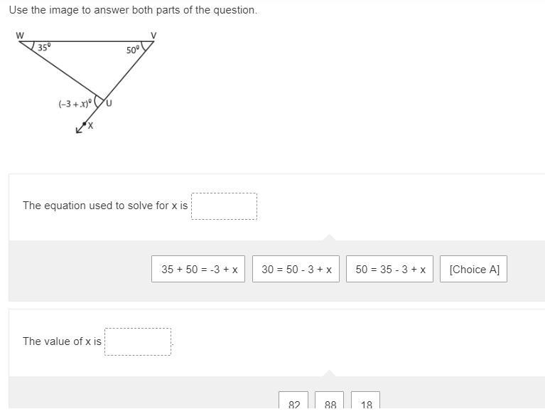 20 POINTS PLEASE HELP ! Use the image to answer both parts of the question.-example-1