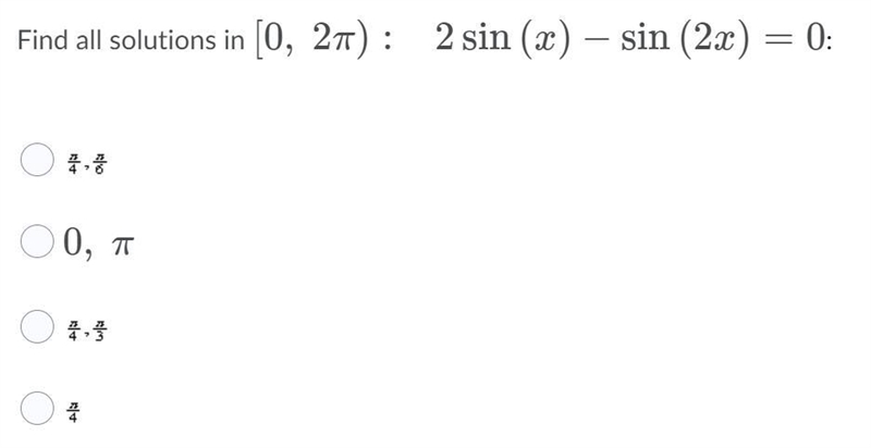 Find all solutions in the interval [0,2π)-example-1