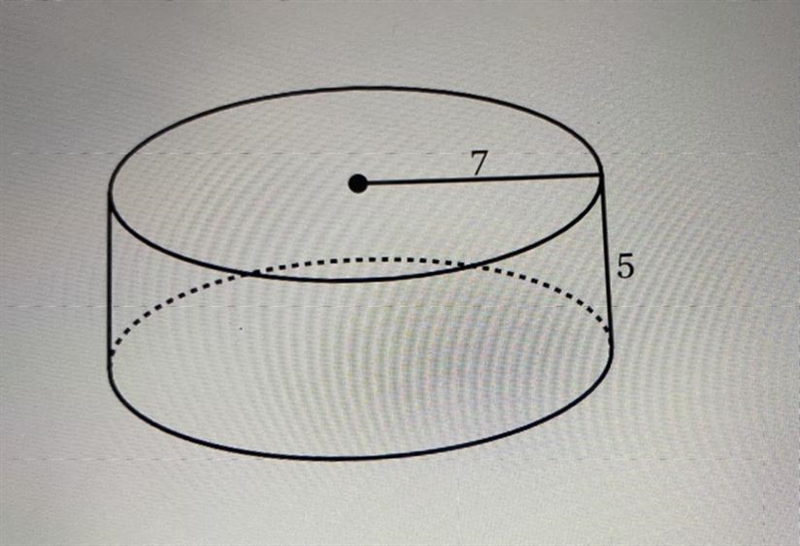 The solid below is dilated by a scale factor of 1/2. Find the surface area of the-example-1