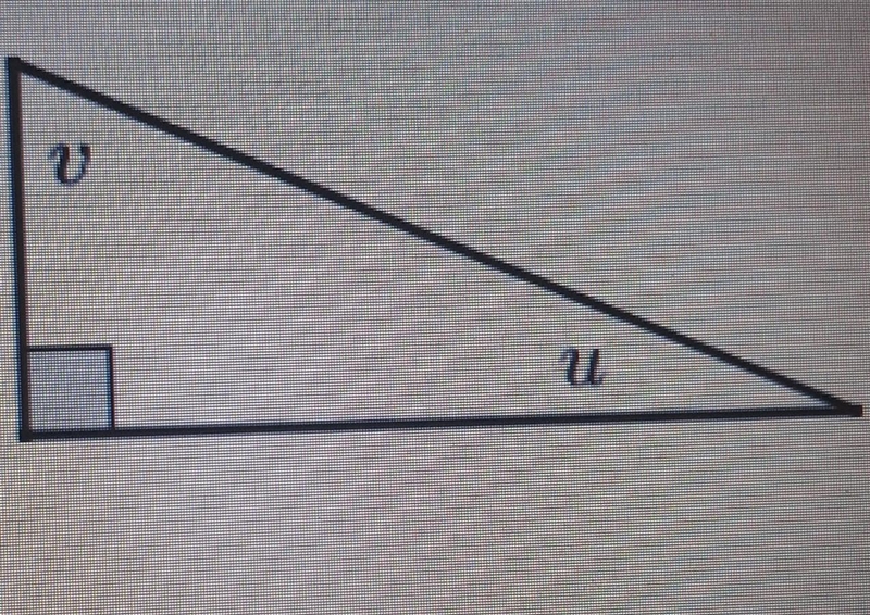 number 3 says,"If u and v are the measures of complementary angles such that-example-1