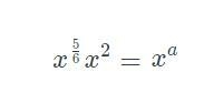 Evaluate the left hand side to find the value of aa in the equation in simplest form-example-1