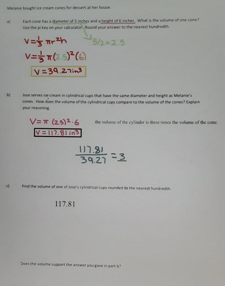 I need help with the question that says :does the volume support the answer you gave-example-1