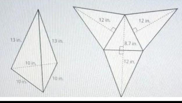 What is the surface area of triangular pyramid?​-example-1