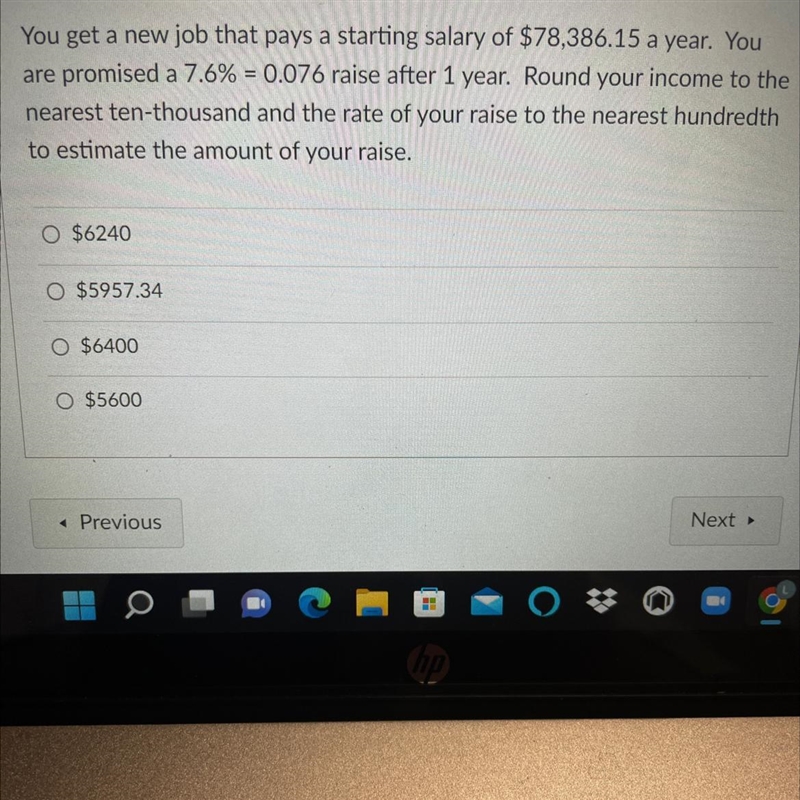 You get a new job that pays a starting salary of $78,386.15 a year. Youare promised-example-1