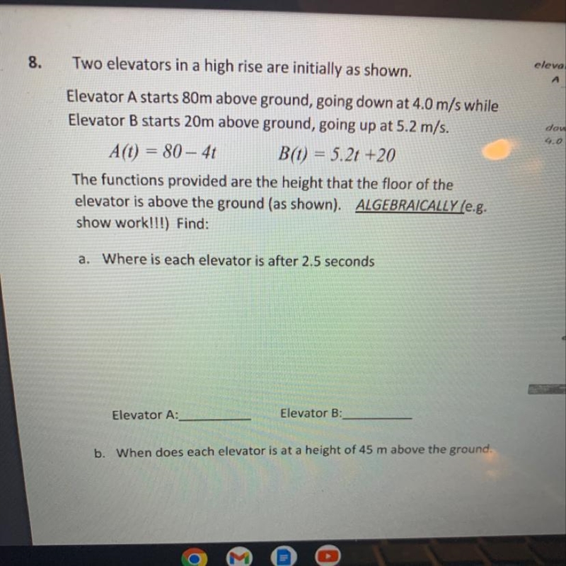 How would I find the answer to part B of the question?-example-1