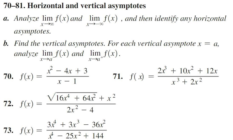 Solve 73 make sure to also define the limits in the parts a and b-example-1