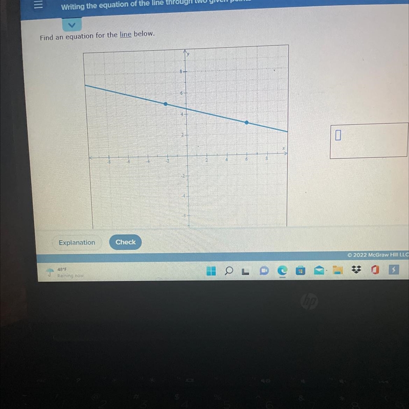 Help find an equation for the line below pleas e-example-1