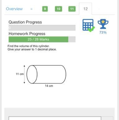 Find the volume of this cylinder-example-1